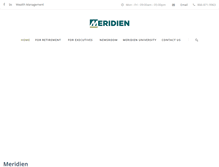Tablet Screenshot of meridienonline.com
